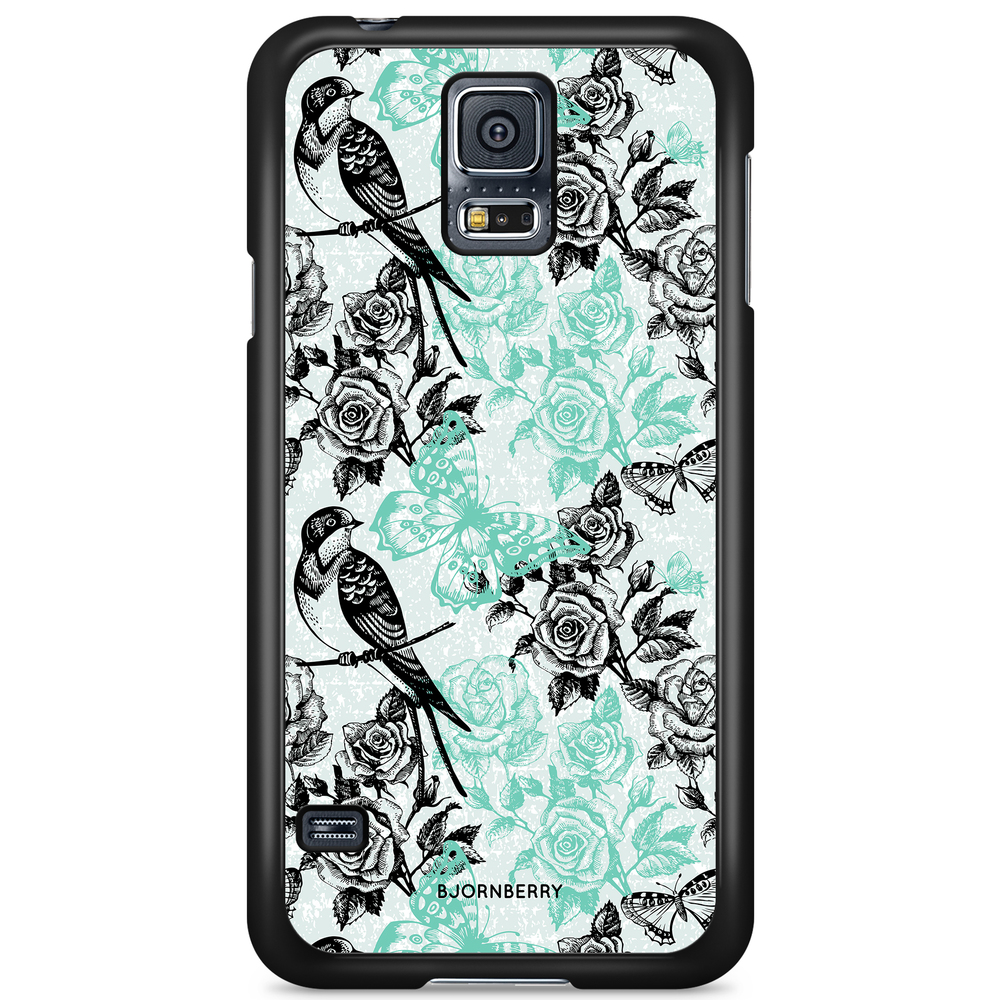 Samsung Galaxy S5/S5 NEO Case - Birds & Roses