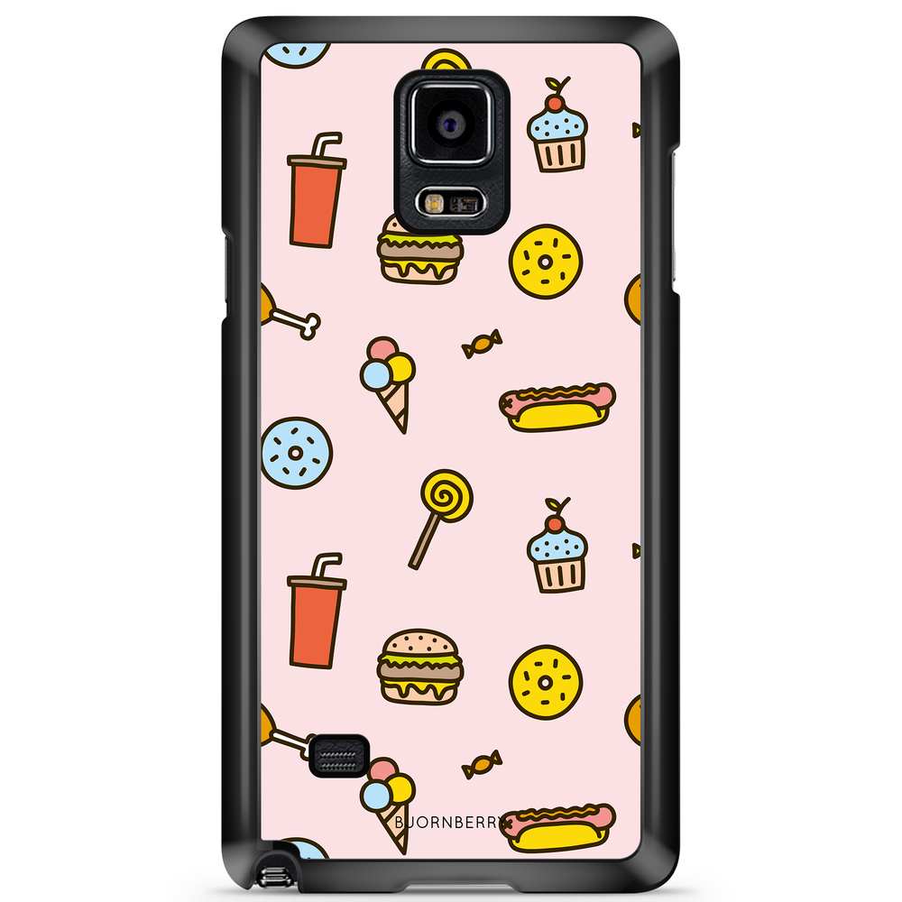 Samsung Galaxy Note 4 Case - Junk Food Pattern