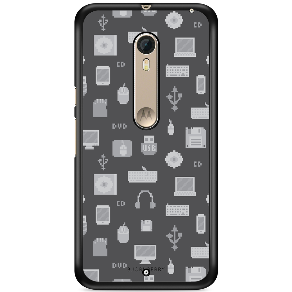 Moto X Style Case - Pixel Art Computer