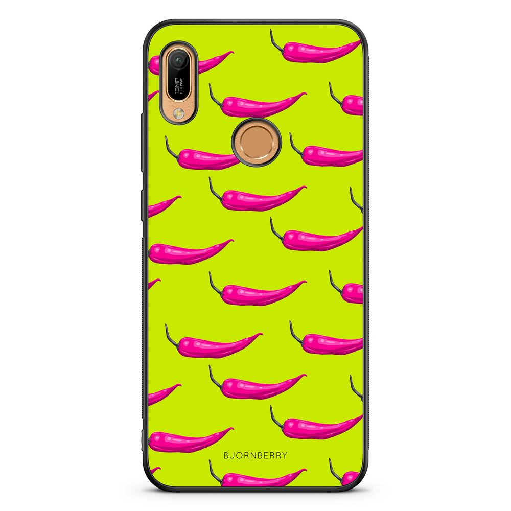 Huawei Y6 2019 Case - Chilli Pattern