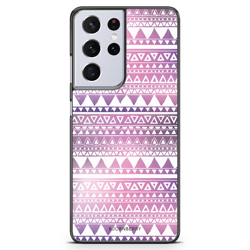 Samsung Galaxy S21 Ultra Skal - Lila Aztec | Mobilskal & Mobilfodral BJORNBERRY