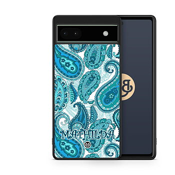 Google Pixel 6a Custom Skal - Paisley Namn