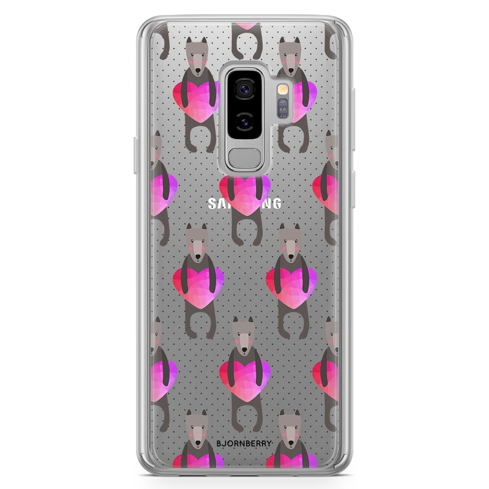 Samsung Galaxy S9 Plus Fashion Case - Dogs & Hearts