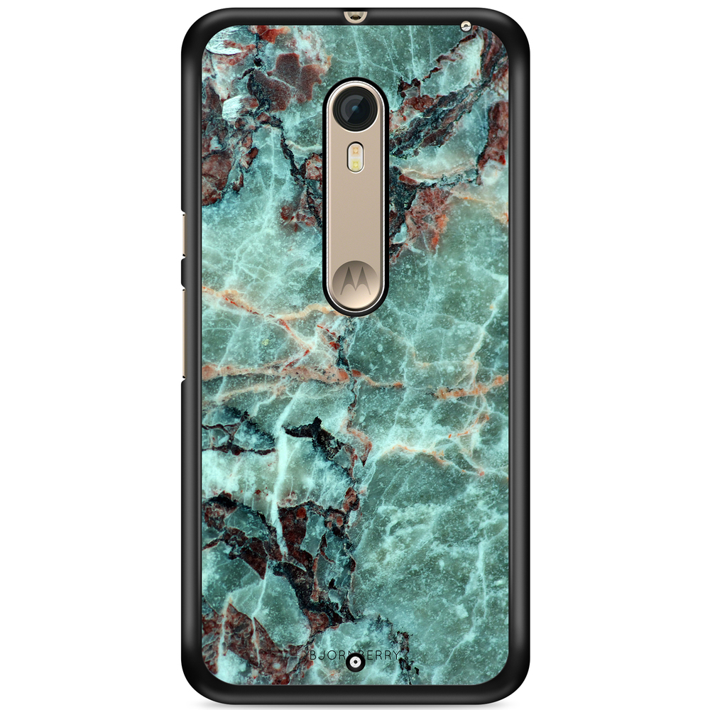 Moto X Style Case - Green Marble
