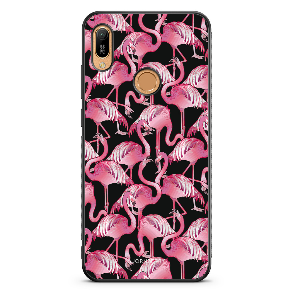 Huawei Y6 2019 Case - Flamingos