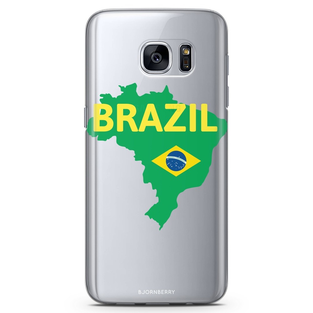Samsung Galaxy S7 Genomskinligt Skal - Brazil | Mobilskal & Mobilfodral BJORNBERRY