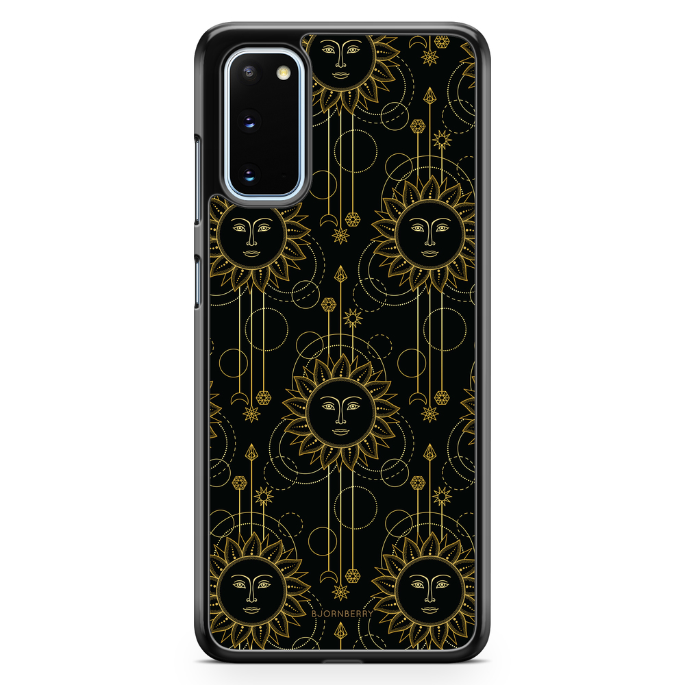 Samsung Galaxy S20 Case - Gold Suns