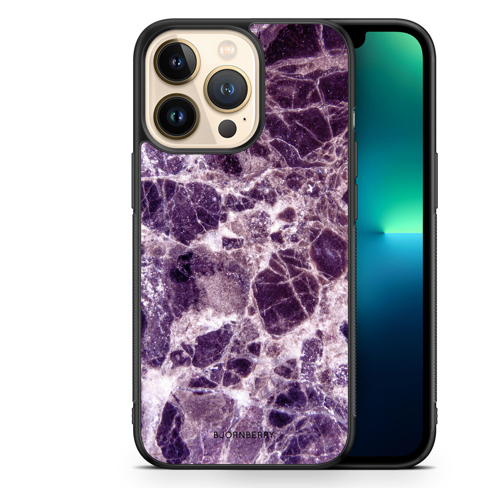 iPhone 13 Pro Case - Purple Marble