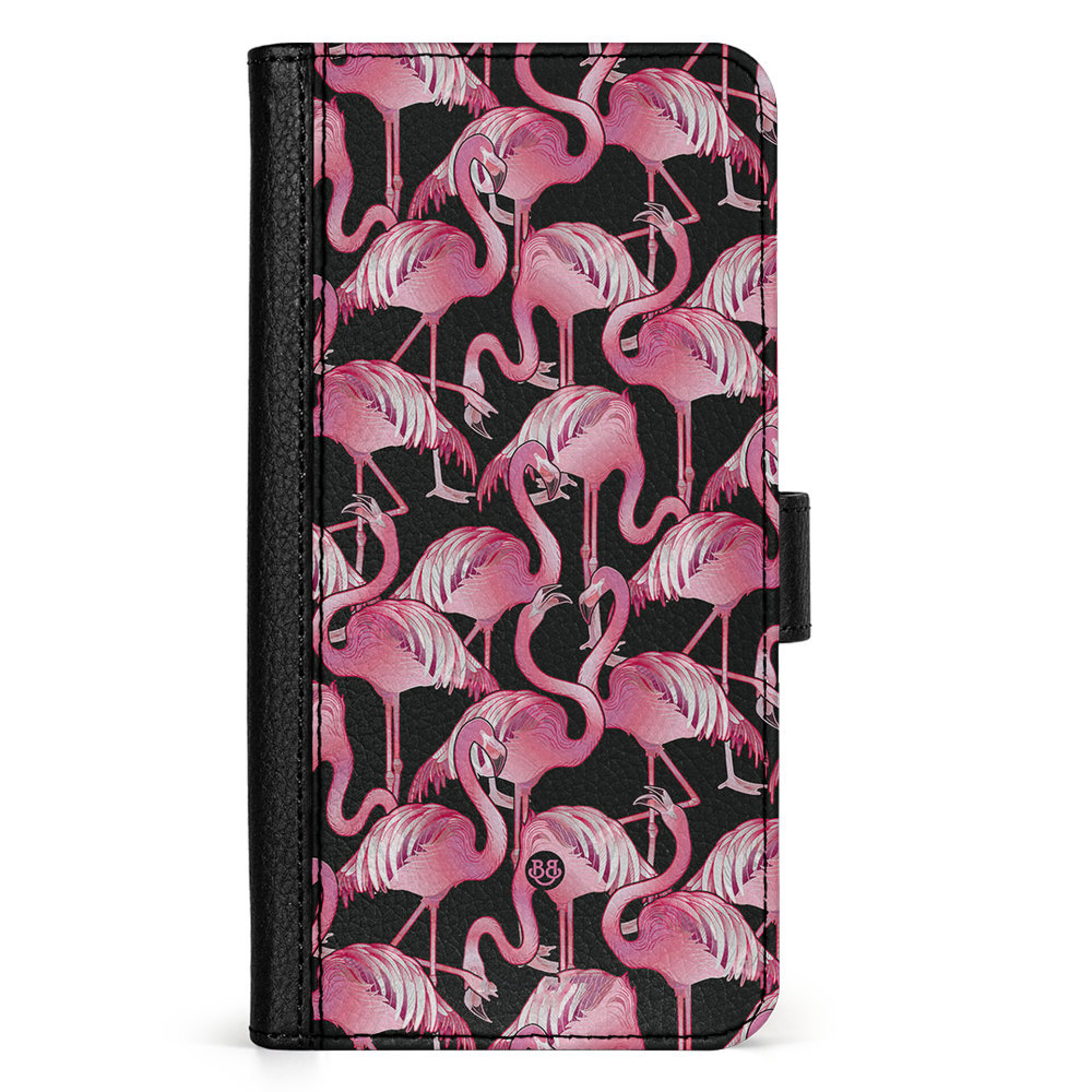 Doro 8050 Wallet Case - Flamingos