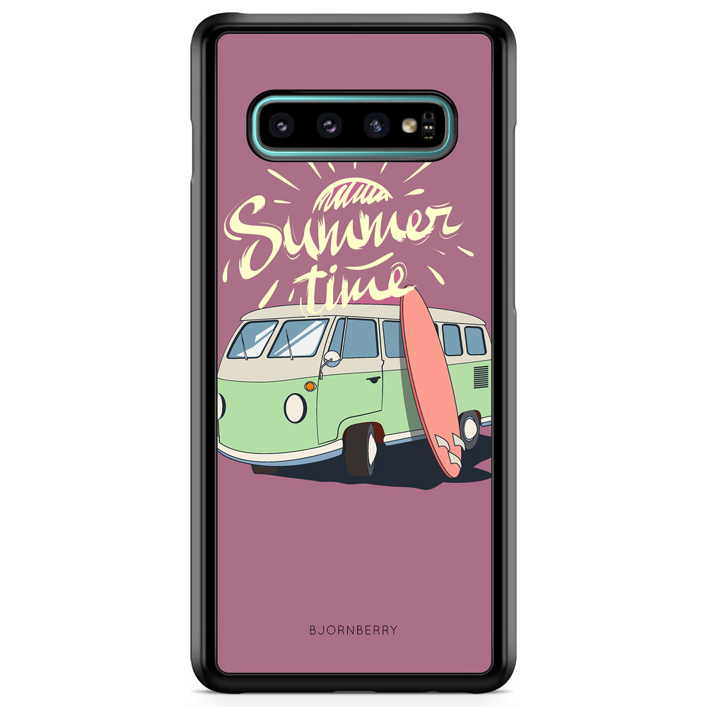 Samsung Galaxy S10 Plus Case - Summer Van (Pink)