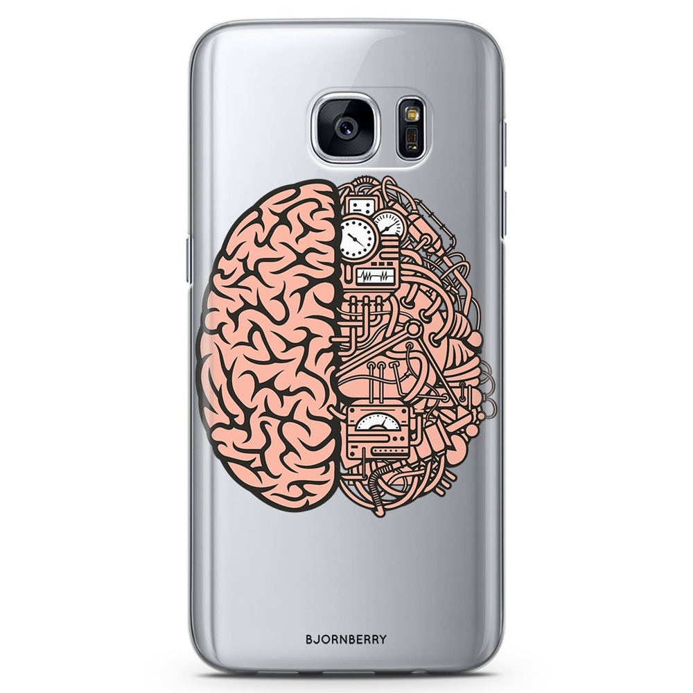 Samsung Galaxy S7 TPU Case - Robot Brain