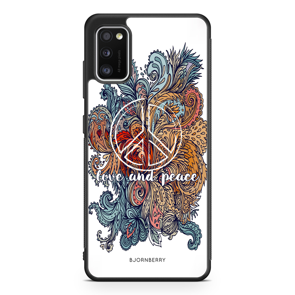 Samsung Galaxy A41 Case - Love and Peace