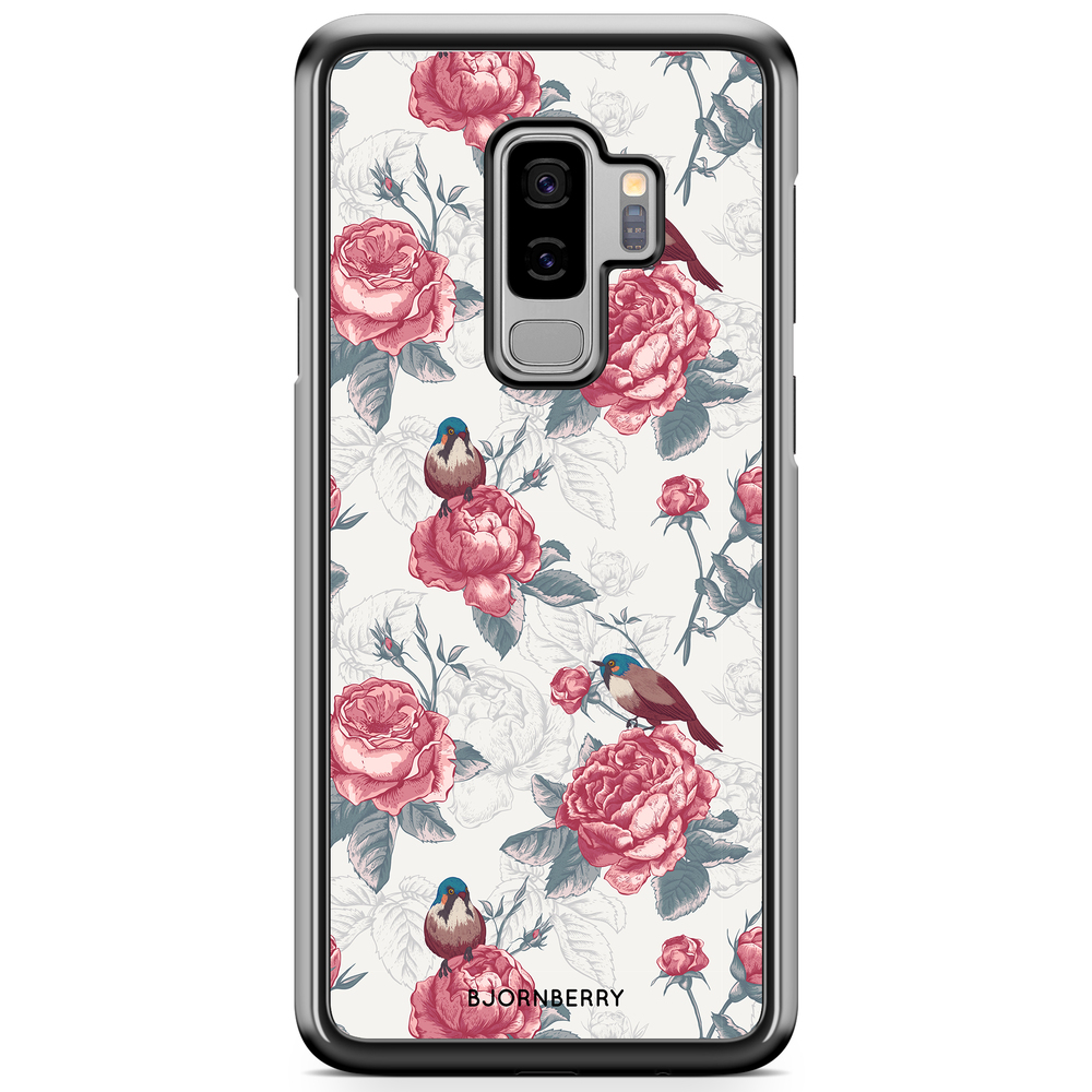 Samsung Galaxy S9 Plus Case - Roses and Birds