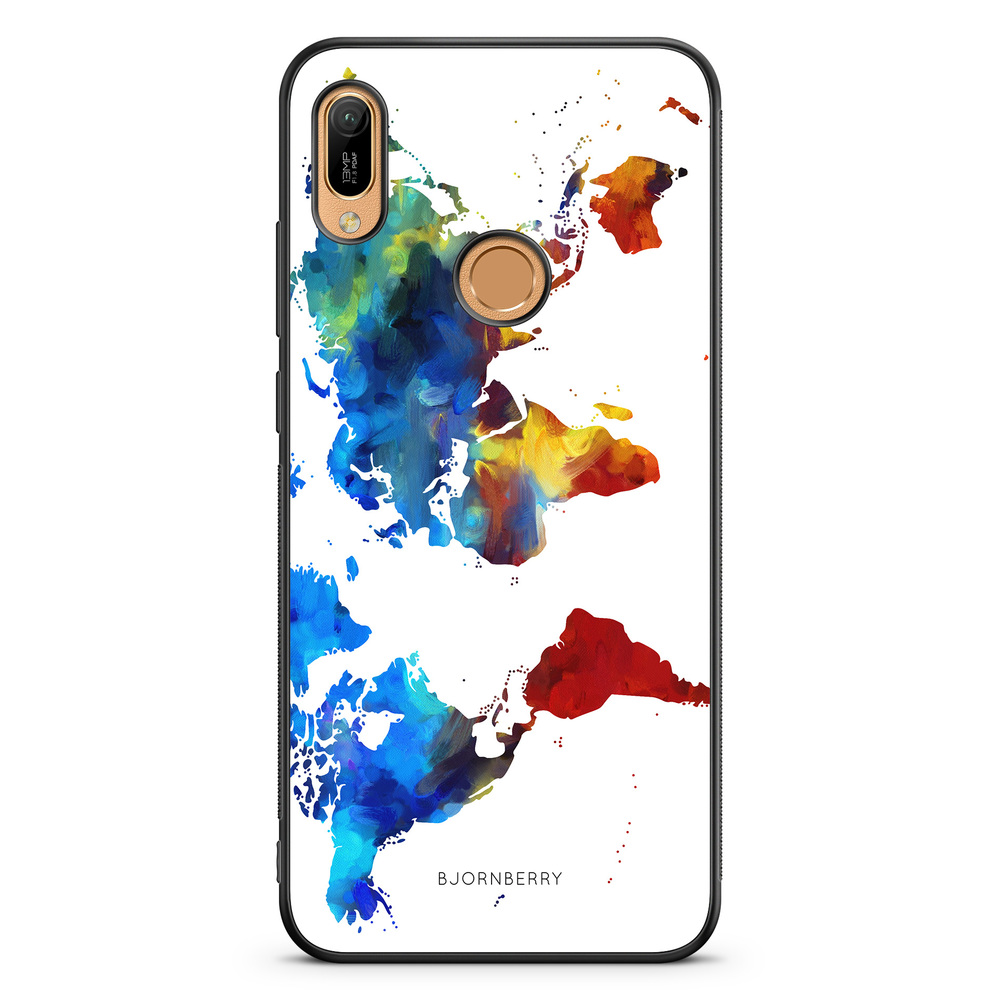 Huawei Y6 2019 Case - World Map