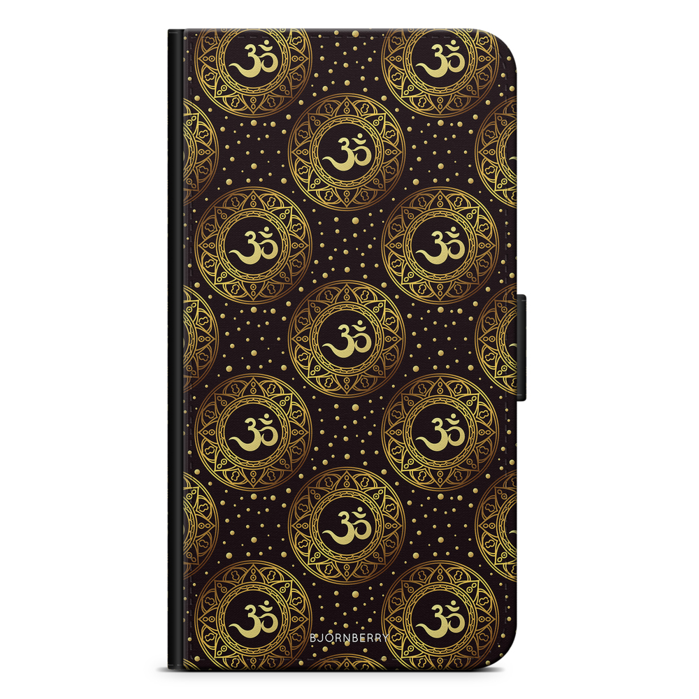 Samsung Galaxy S21 Ultra Wallet Case - Om Pattern