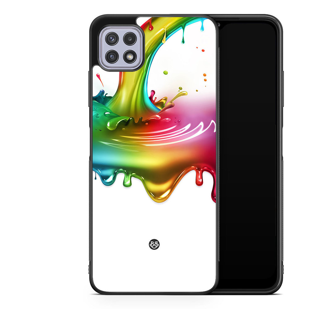 Samsung Galaxy A22 4G Case - Rainbow Splash