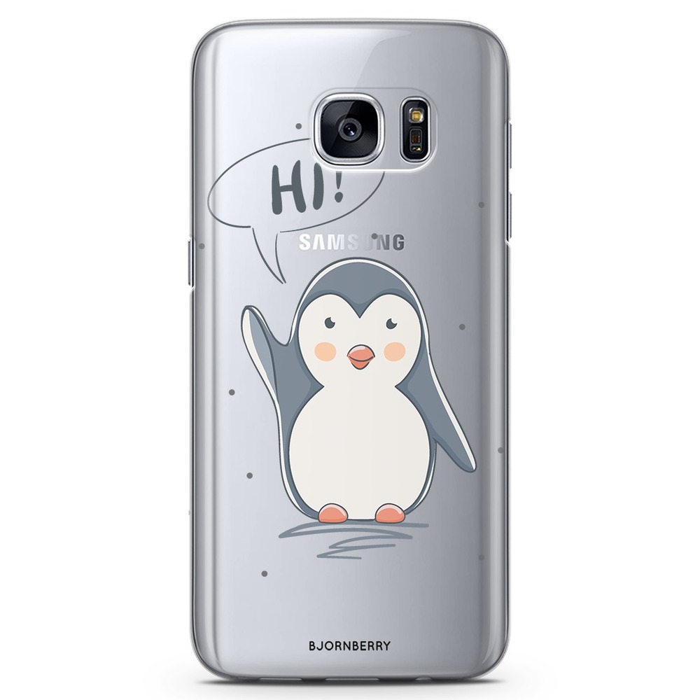 Samsung Galaxy S7 TPU Case - Cute Penguins