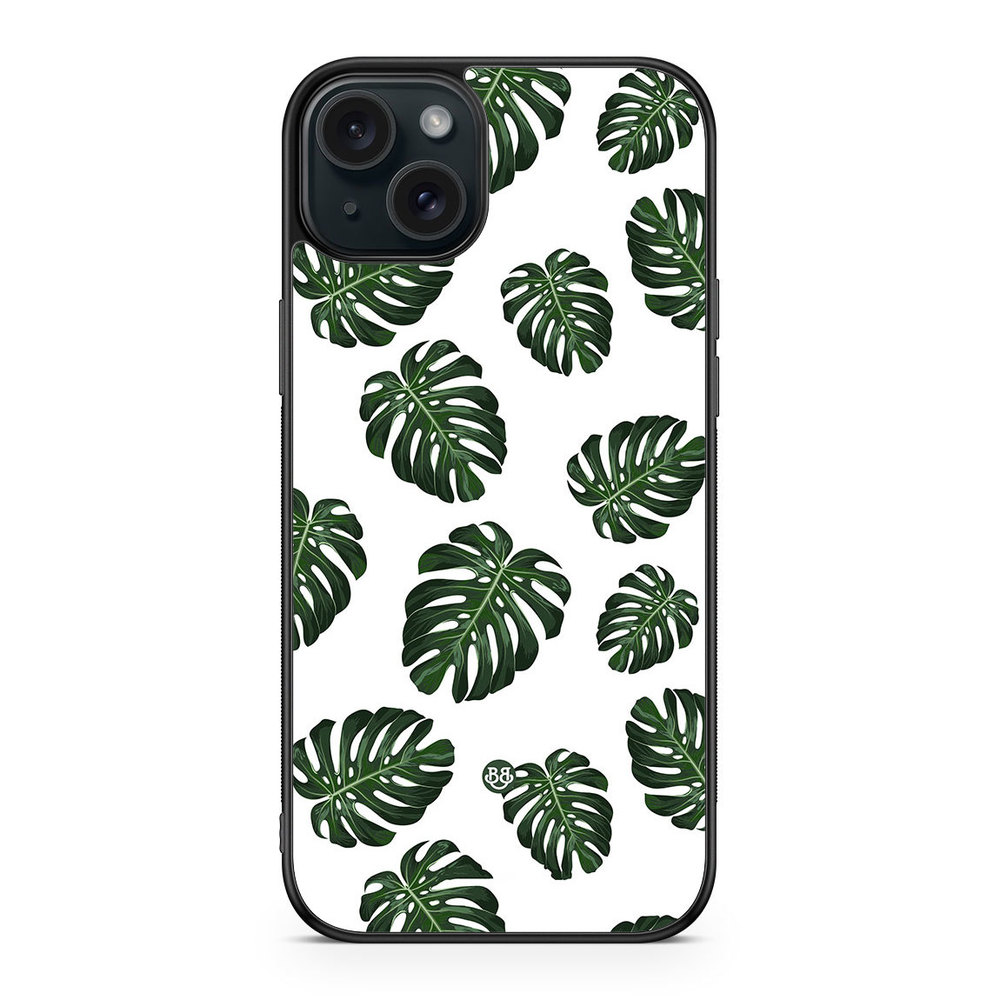 iPhone 15 Plus Case - Monstera Pattern