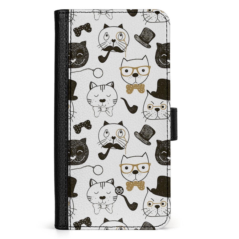 Doro 8050 Wallet Case - Cartoon cats