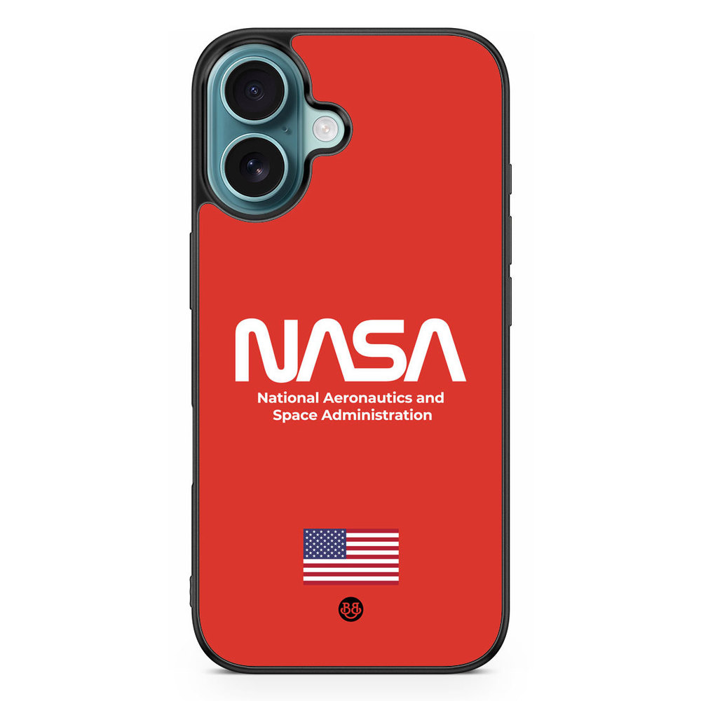 iPhone 16 Case - NASA Worm Red