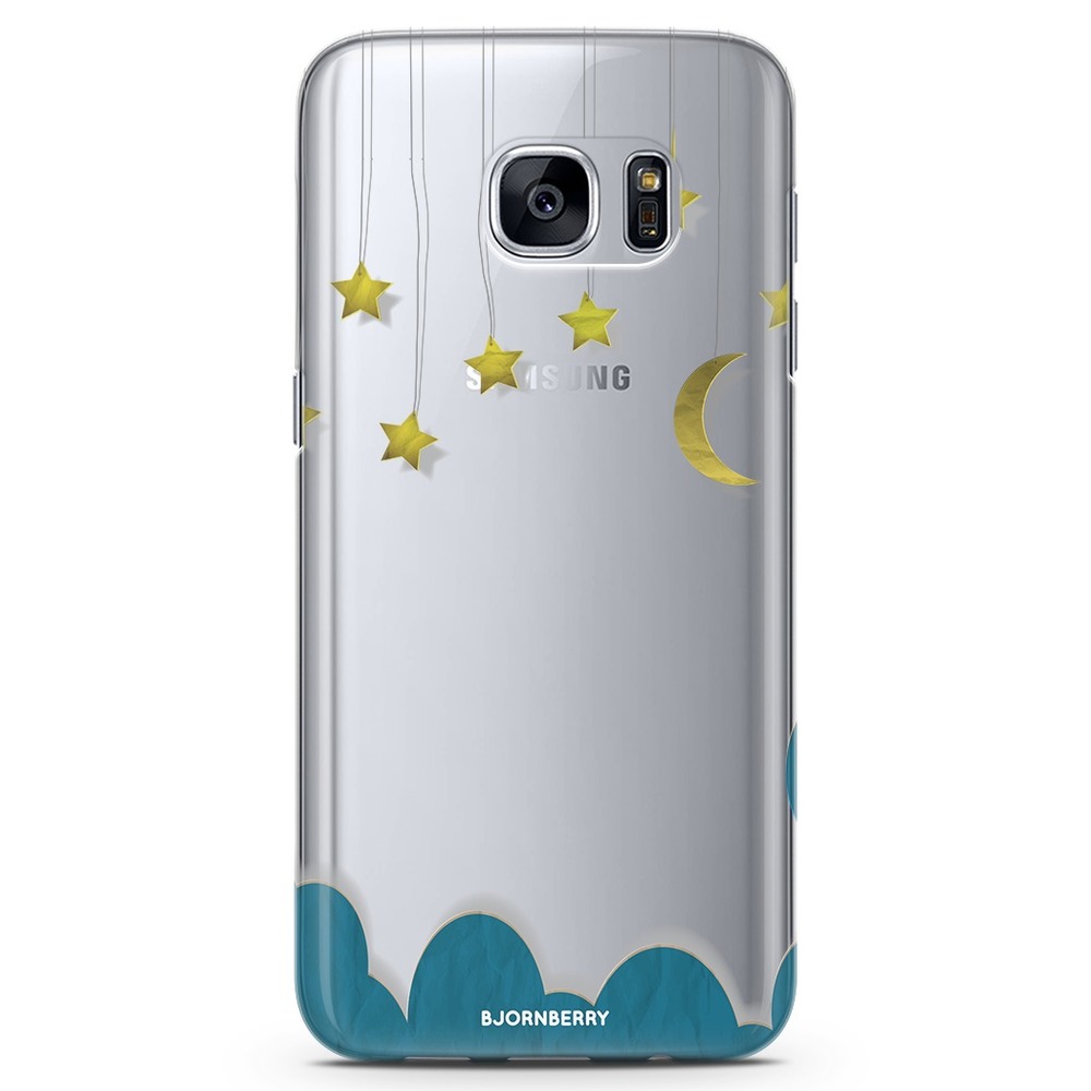Samsung Galaxy S7 TPU Case - Moon Stars