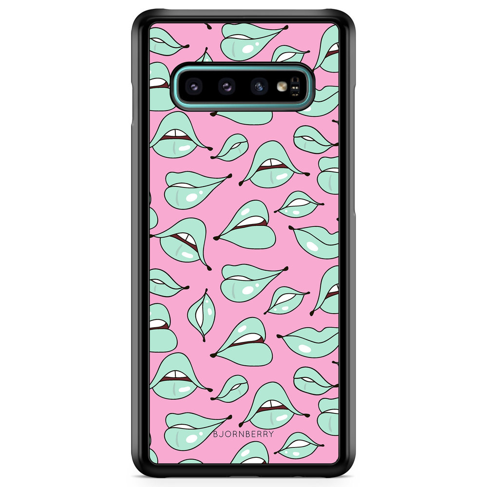 Samsung Galaxy S10 Plus Case - Green Lips