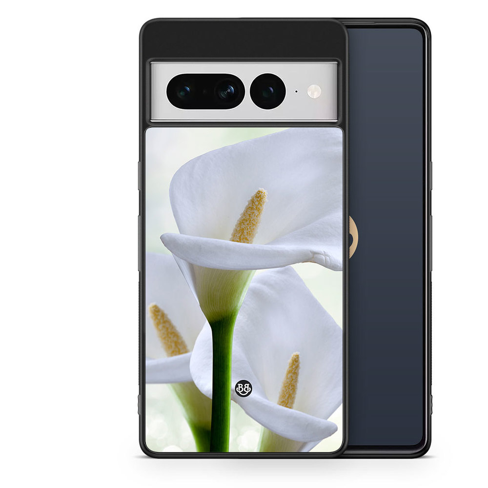 Google Pixel 7 Pro Case - White Flower