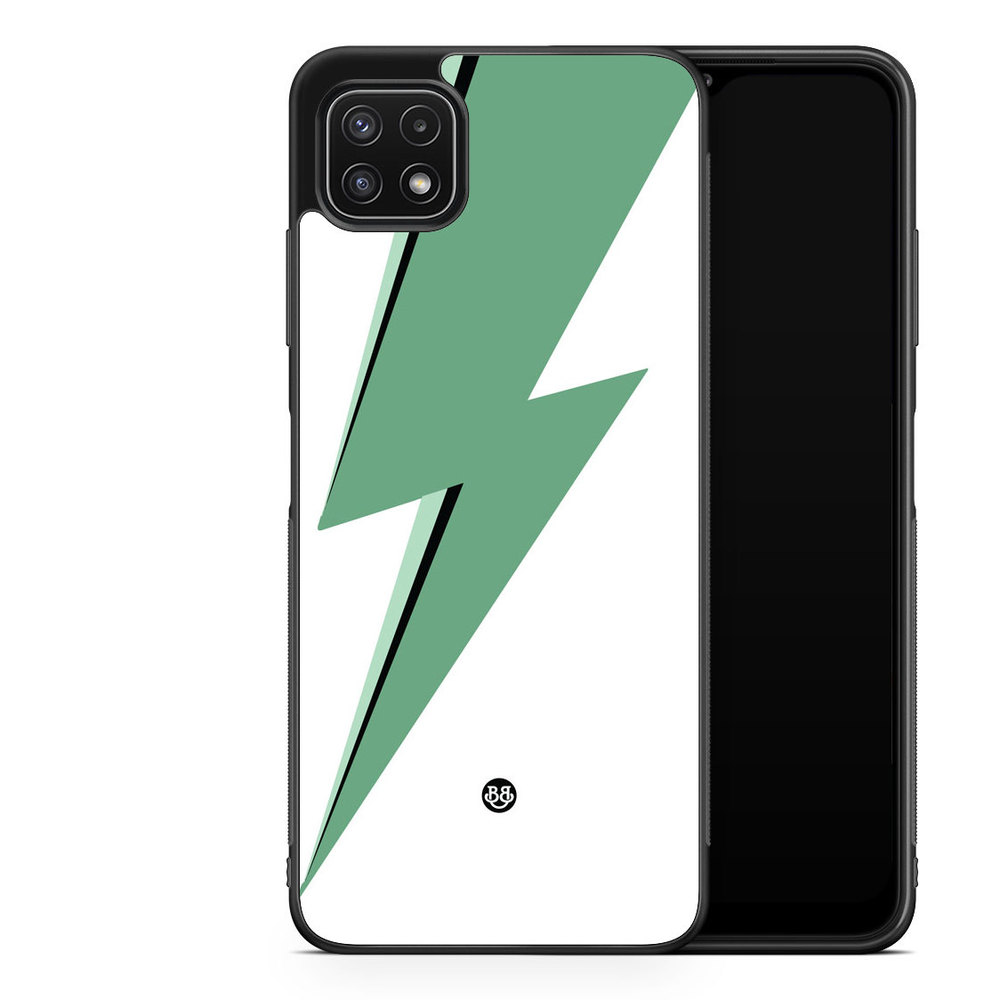 Samsung Galaxy A22 5G Case - Mint Green Bowie