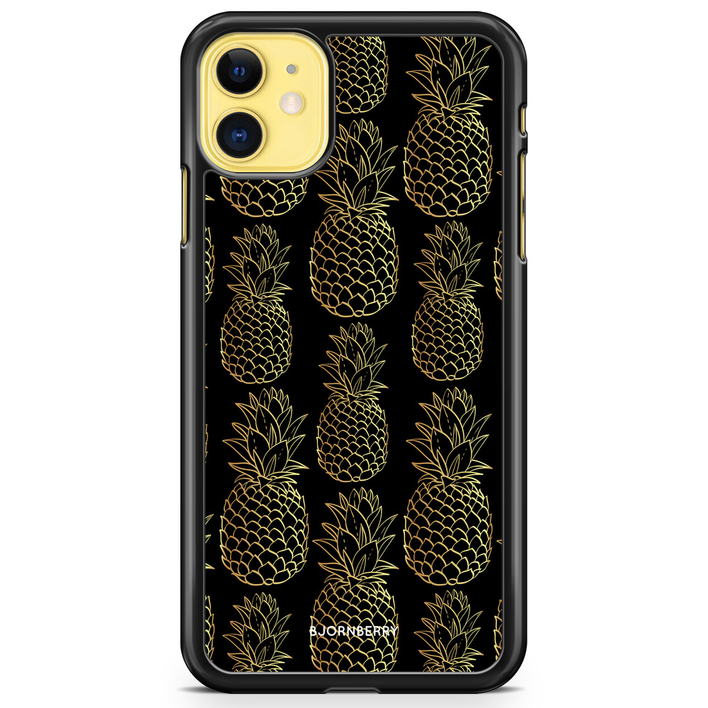 iPhone 11 Case - Gold Pineapples