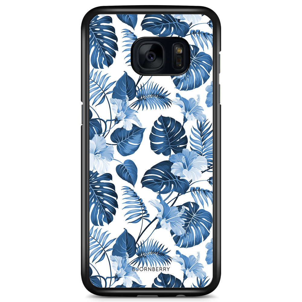 Samsung Galaxy S7 Case - Blue Flowers