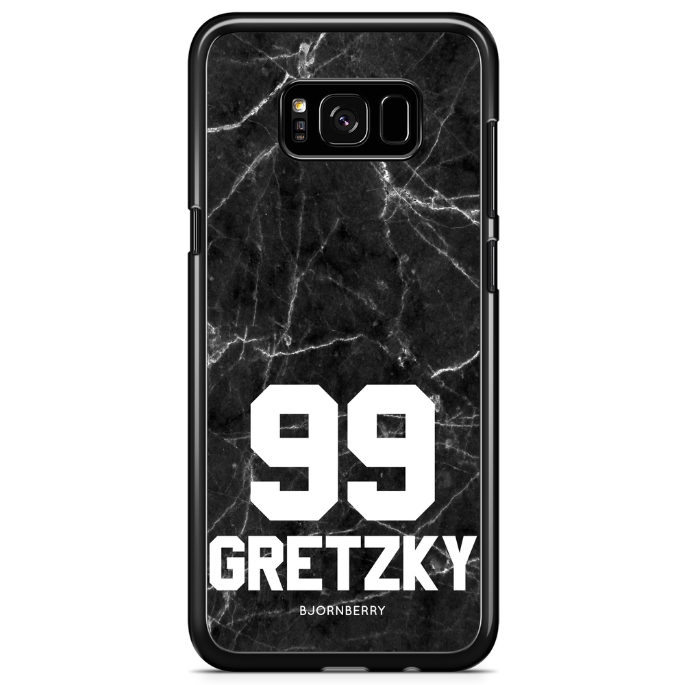 Samsung Galaxy S8 Case Custom - Black Marble Number