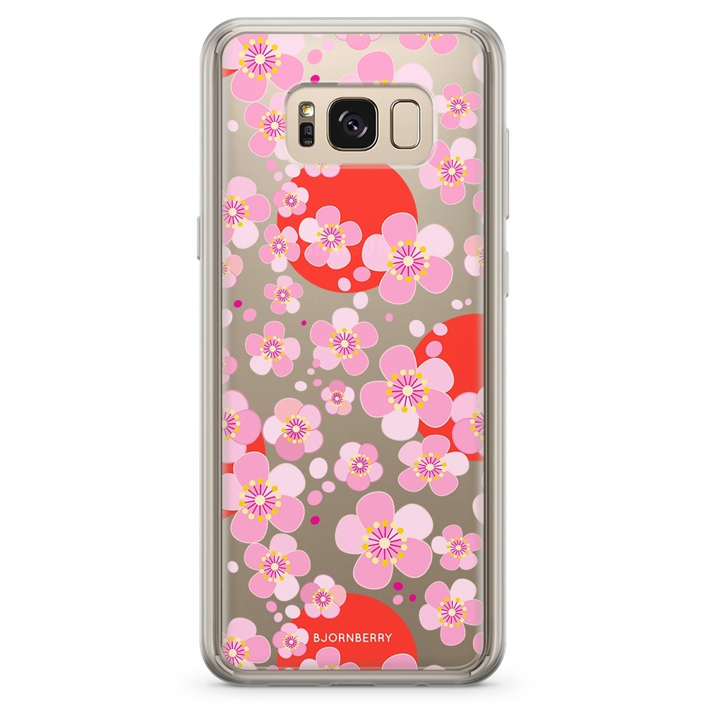 Samsung Galaxy S8 Plus Fashion Skal - Japanska Blommor