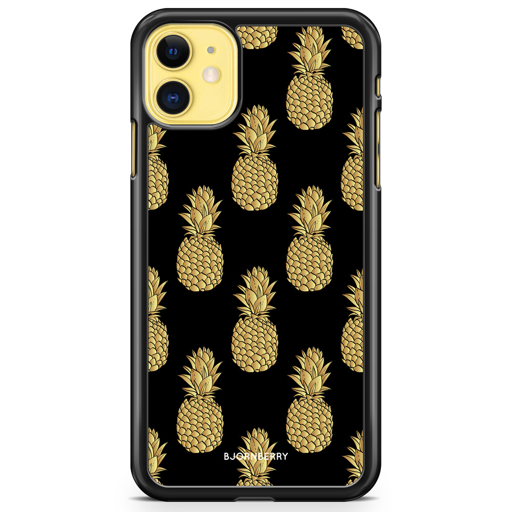 iPhone 11 Case - Gold Pineapples