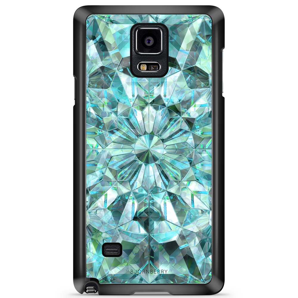 Samsung Galaxy Note 4 Case - Green Crystals