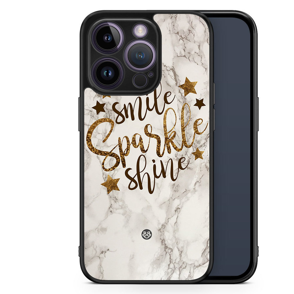 iPhone 14 Pro Case - Smile,Sparkle,Shine