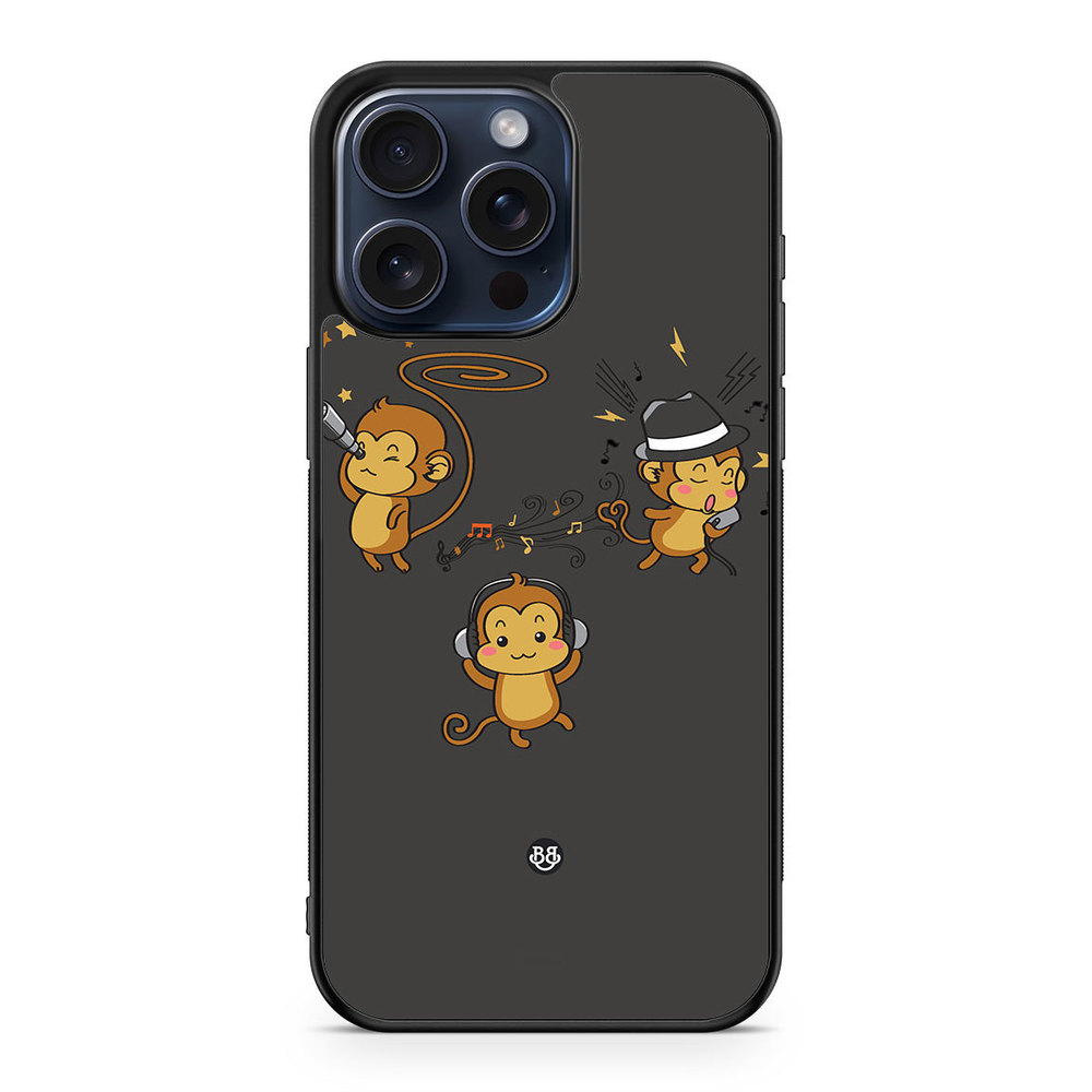 iPhone 15 Pro Max Case - Three Monkeys