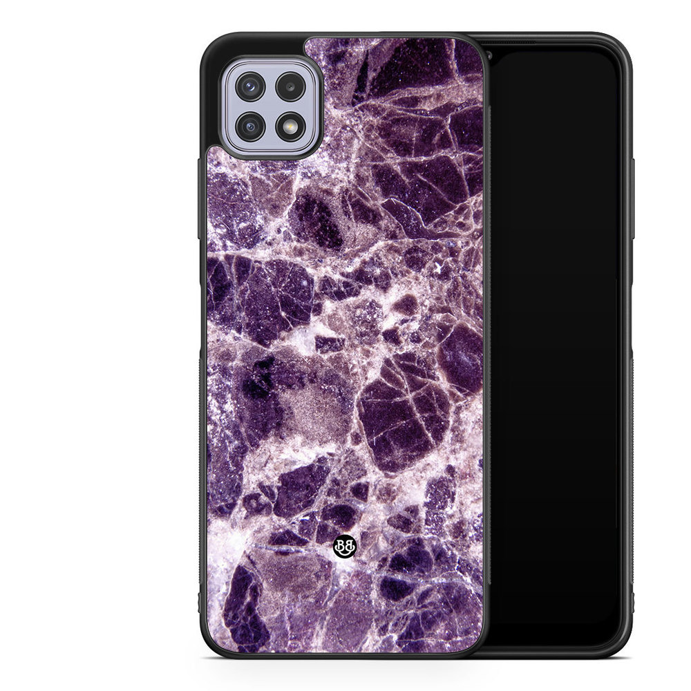 Samsung Galaxy A22 4G Case - Purple Marble
