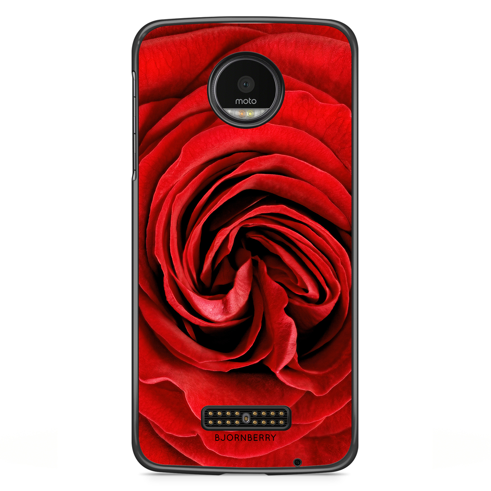 Moto Z2 Play Case - Red Rose
