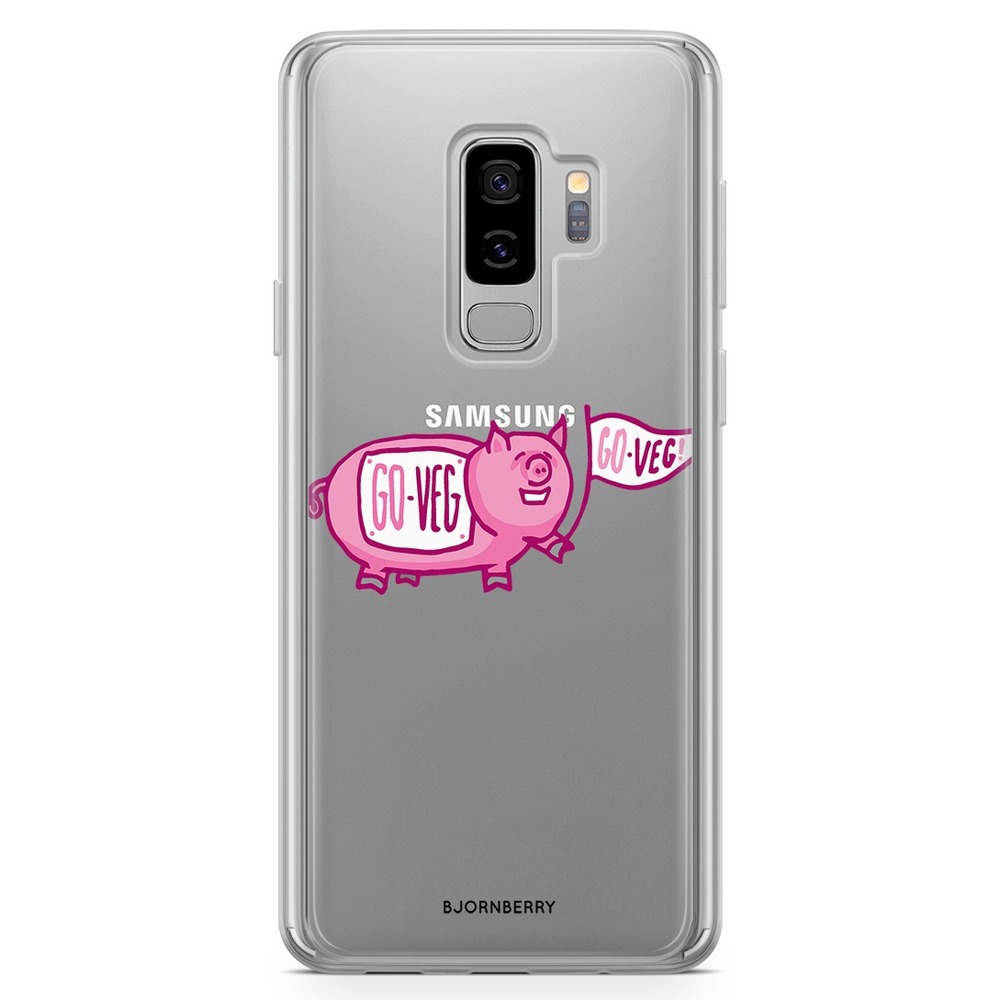 Samsung Galaxy S9 Plus Fashion Case - Pink Pig