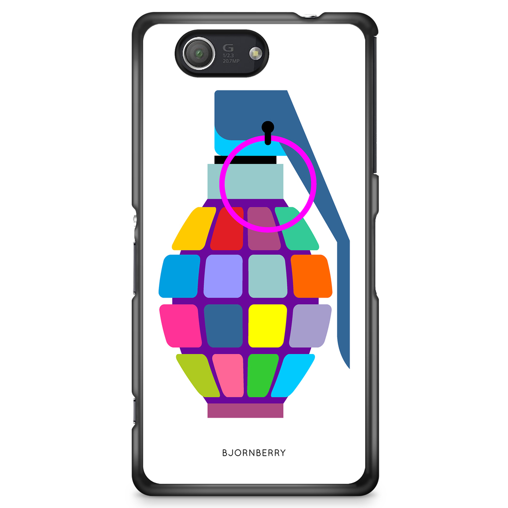 Sony Xperia Z3 Compact Case - Color Hand Granade