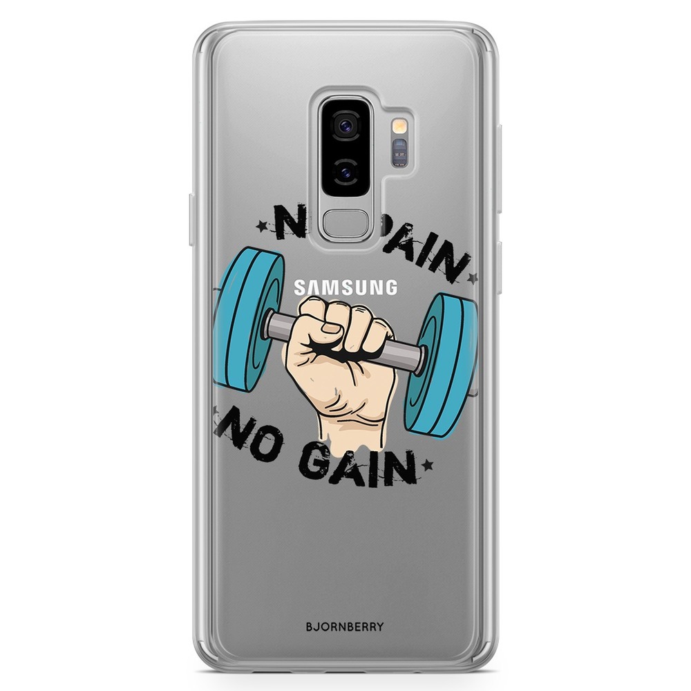 Samsung Galaxy S9 Plus Fashion Skal - No pain no gain