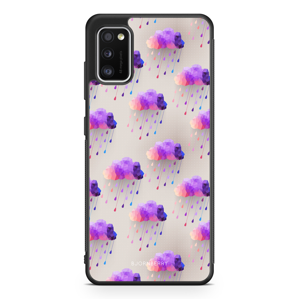 Samsung Galaxy A41 Case - Retro Cloud