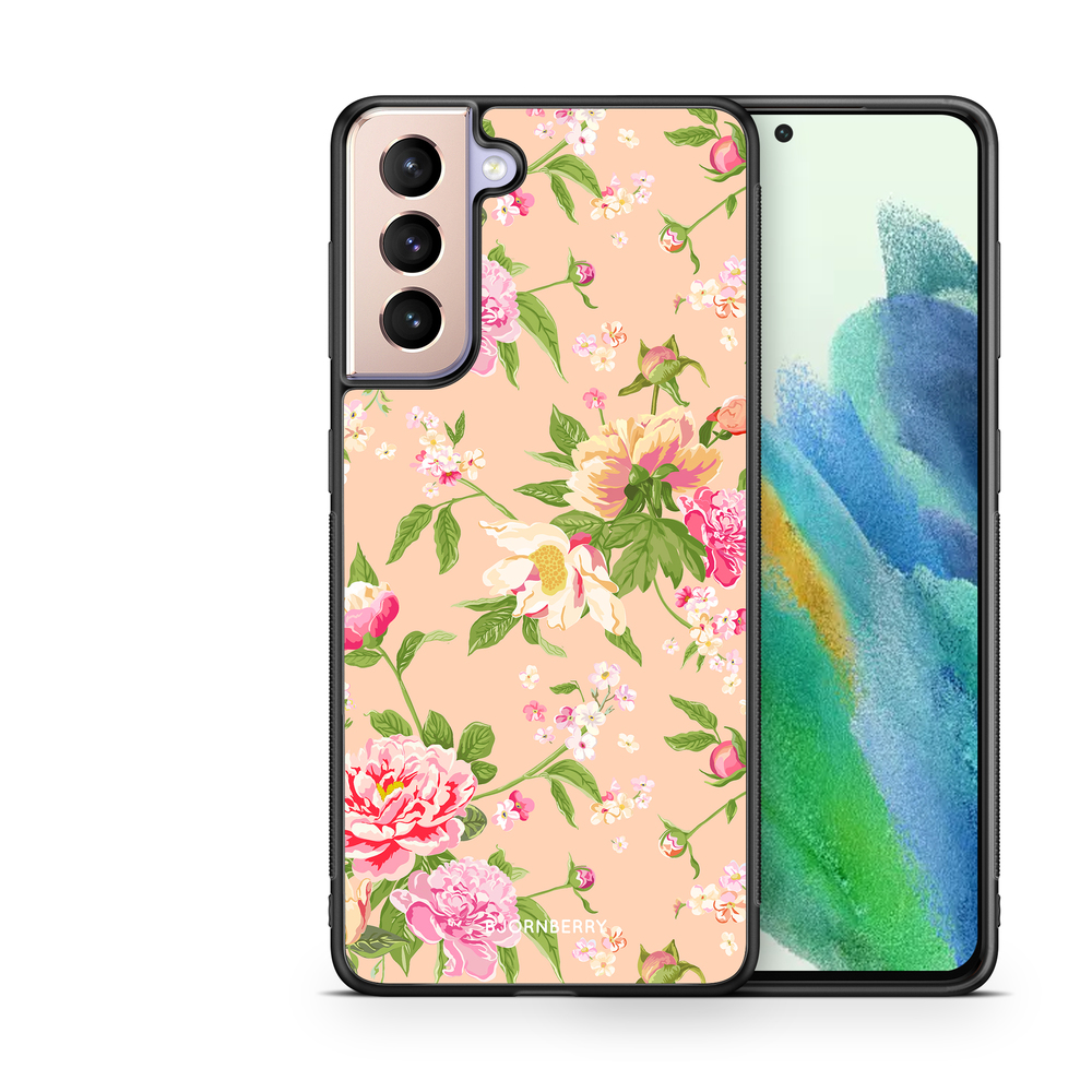 Samsung Galaxy S21 FE 5G Case - Peony Flowers