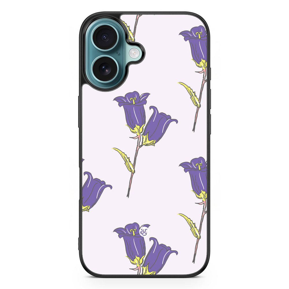 iPhone 16 Case - Wild Purple Flowers