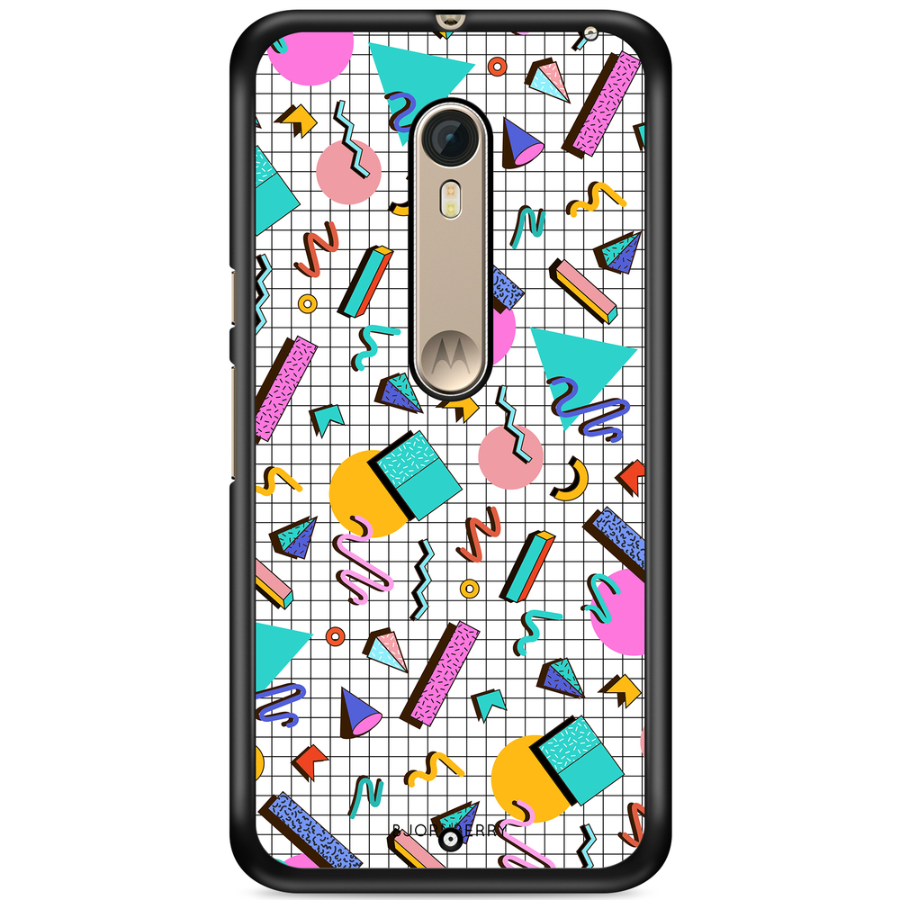 Moto X Style Case - 80s Pattern