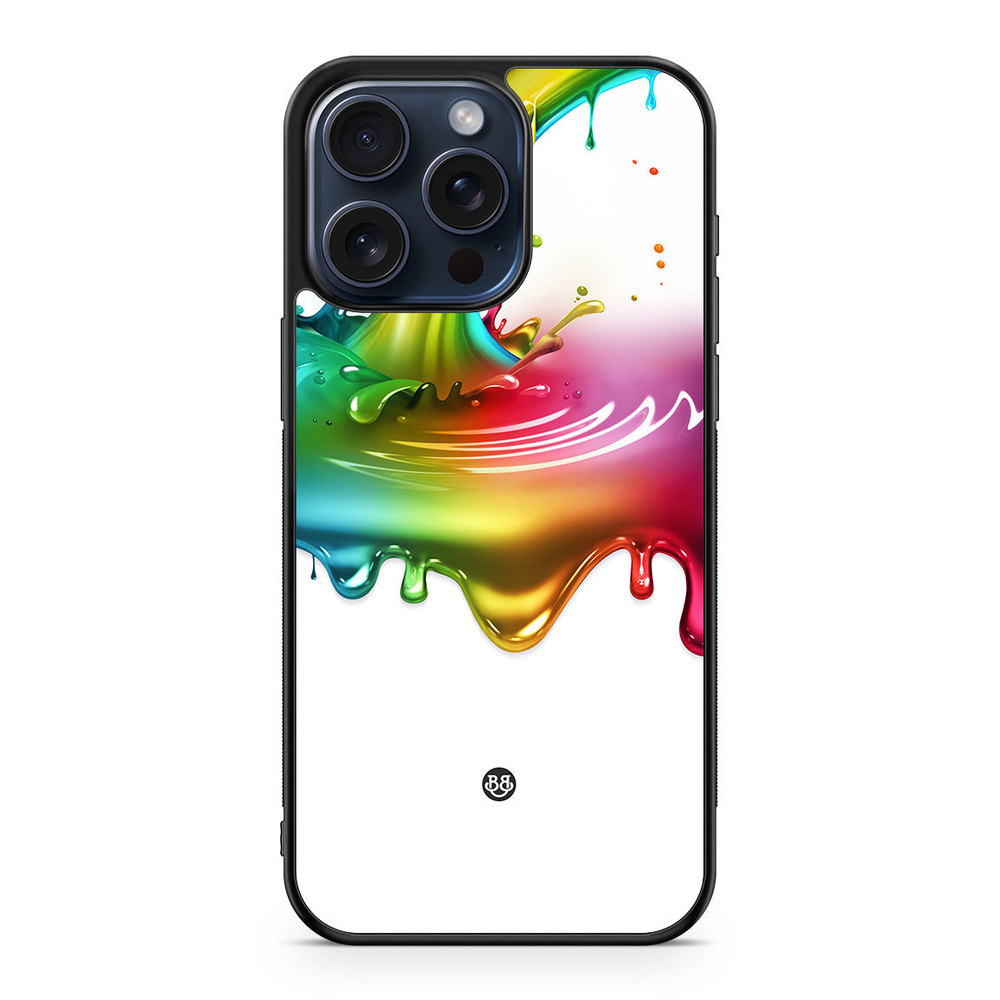 iPhone 15 Pro Max Case - Rainbow Splash