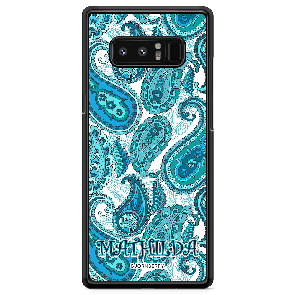 Samsung Galaxy Note 8 Case Custom - Paisley Name
