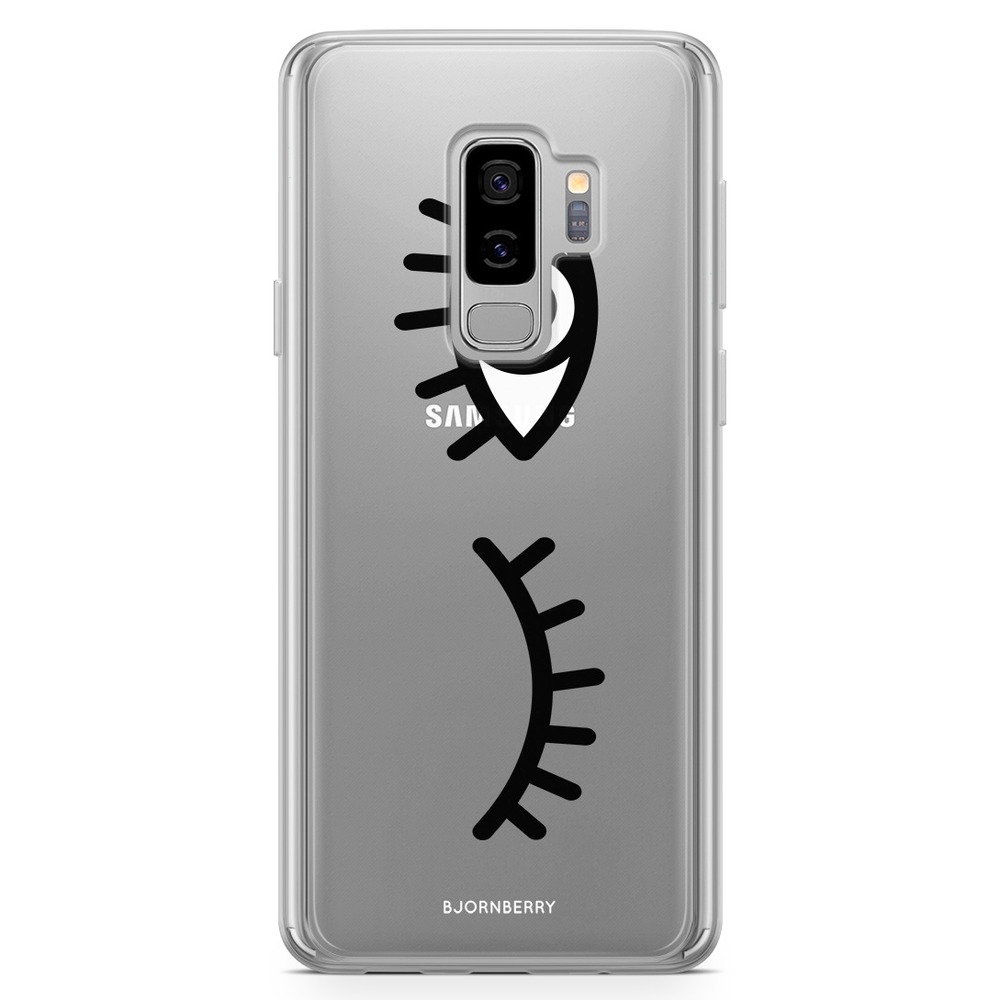 Samsung Galaxy S9 Plus Fashion Case - Black Eyes