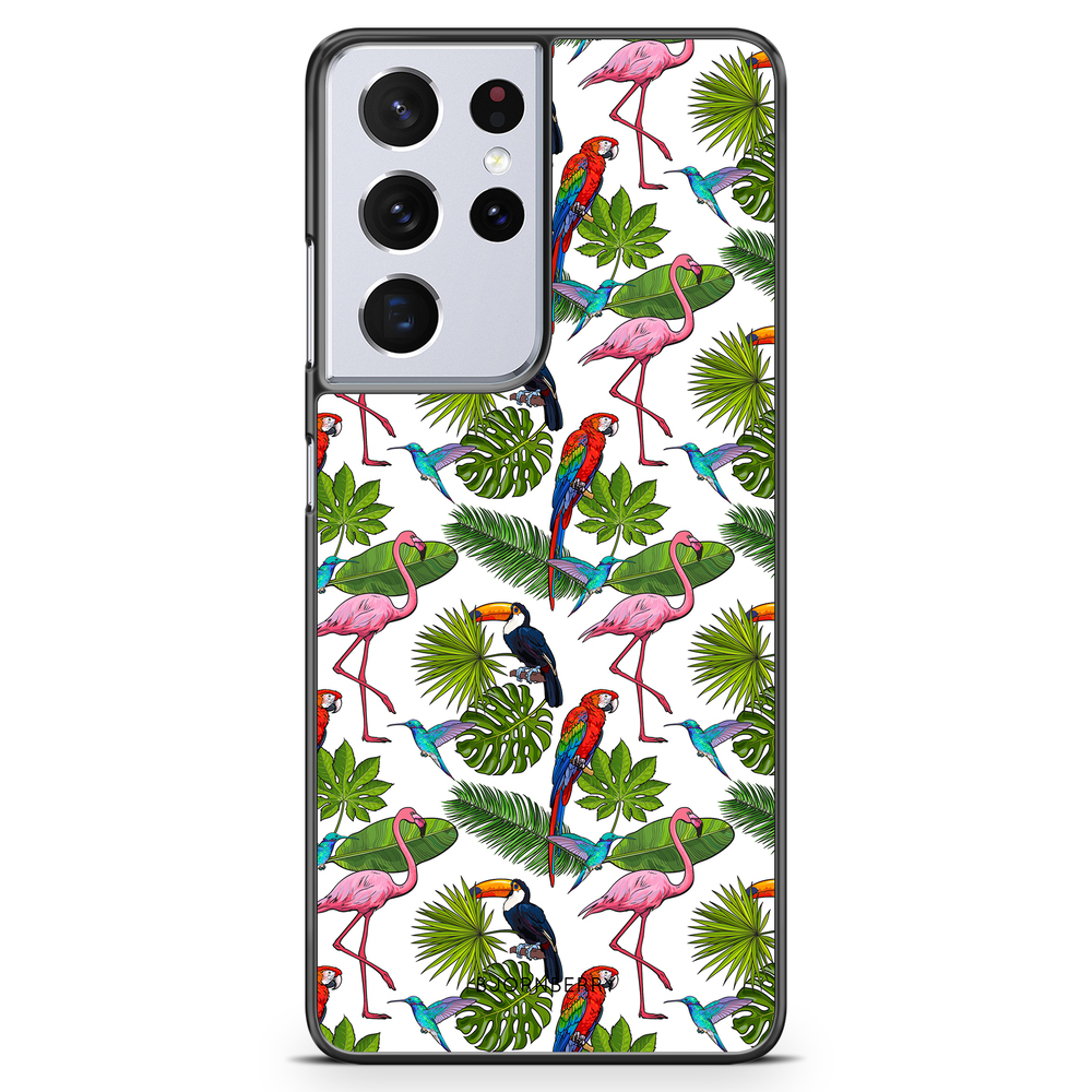 Samsung Galaxy S21 Ultra Case - Tropical Pattern
