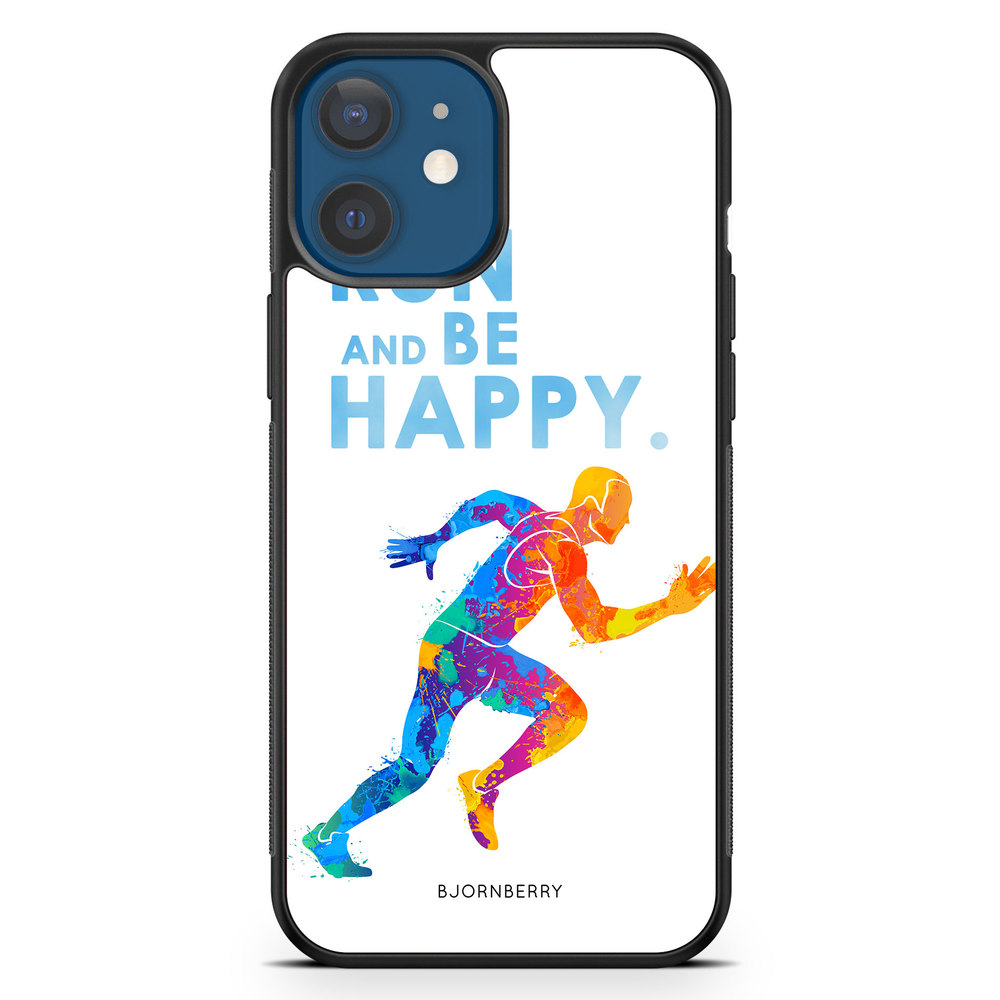 iPhone 12 Mini Case - Run and be happy